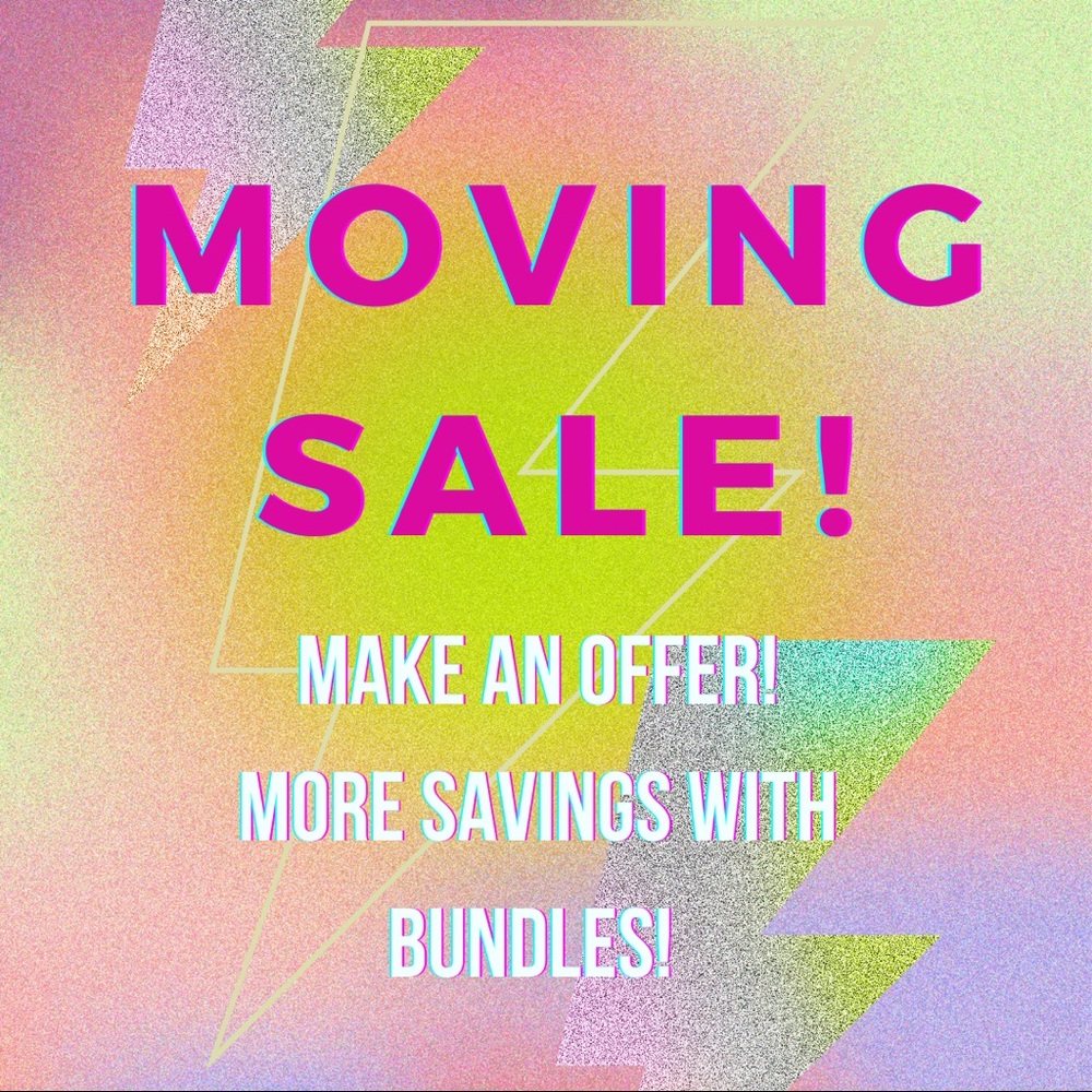 Moving sale! Make an offer!